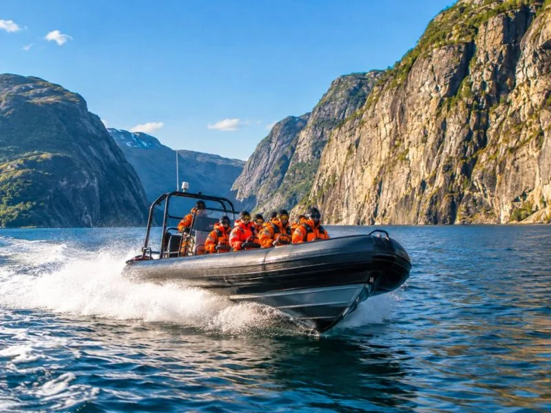 RIB Boat Tour to Lysefjord & Preikestolen